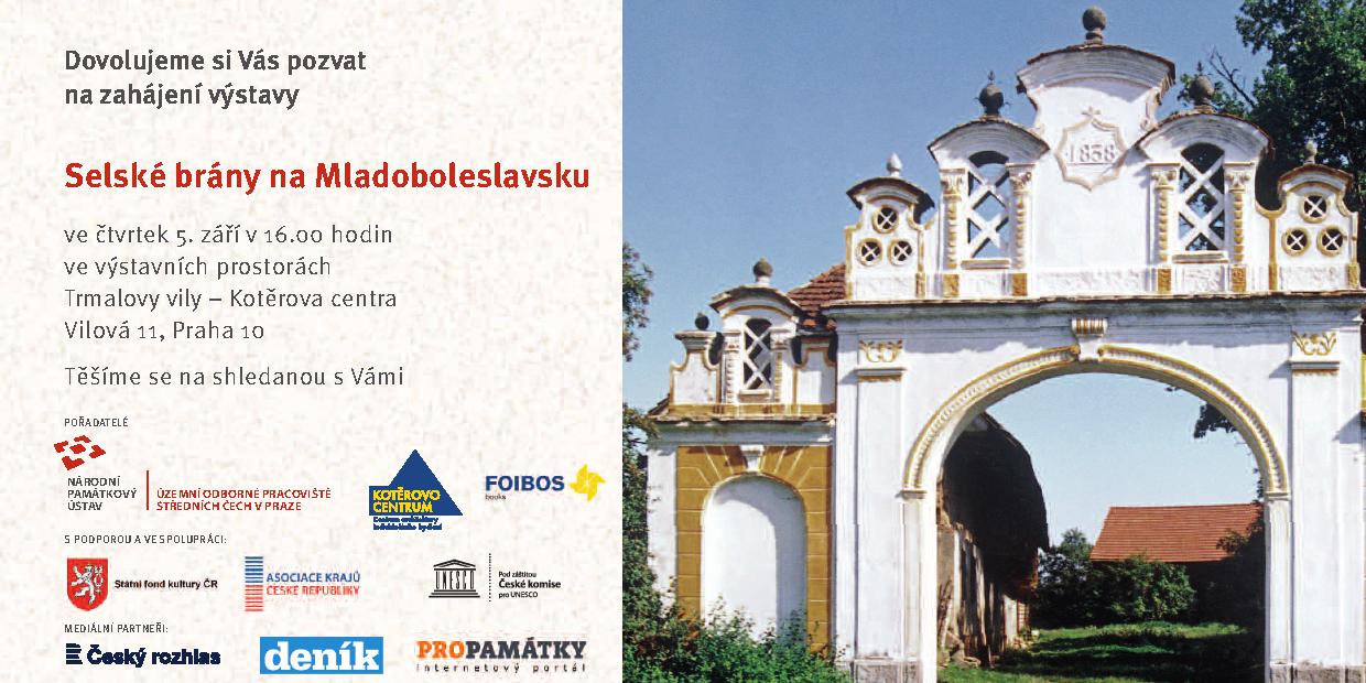 Vernisáž výstavy Selské brány na Mladoboleslavsku v Trmalově vile